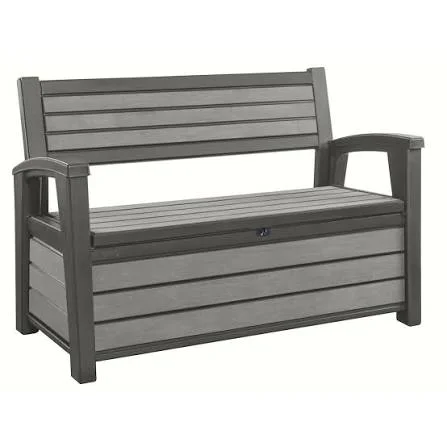 Outdoor garden storage bench — dual-purpose seating and storage solution